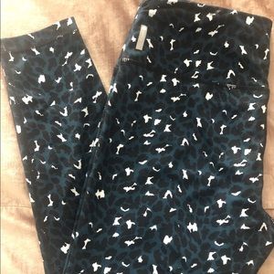 Zella leopard print yoga pants size L